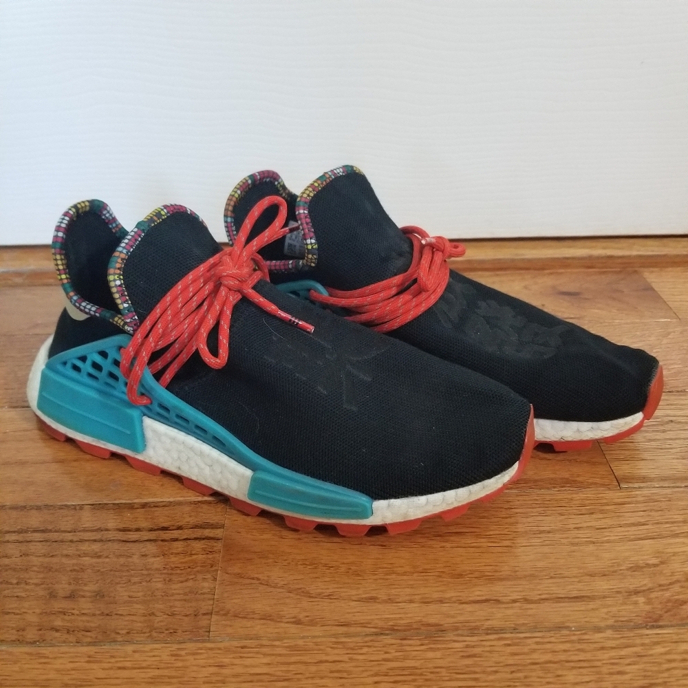 Adidas X Pharrel Williams Human Race NMD Trail Inspiration Pack Black Size 9 Men